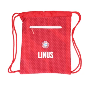 Turnbeutel mit Name | FC Bayern München (rot/kariert) - Bild 1 von 18