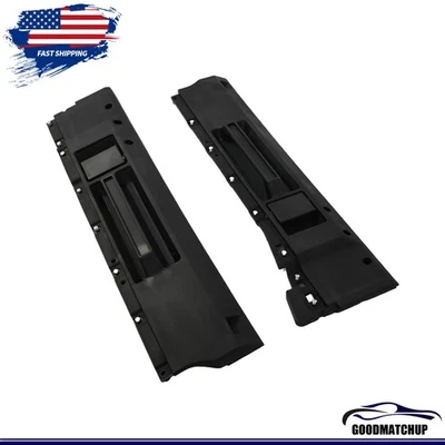 2Pcs Front Interior Door Handles L + R Black For Freightliner FLD120 FLD120SD - Image 1 of 4