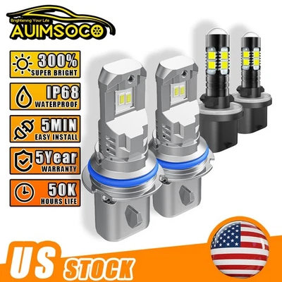 Faro antiniebla LED blanco frío para Ford E-150 Econoline Club Wagon 1993-2002 Foto 1 de 4