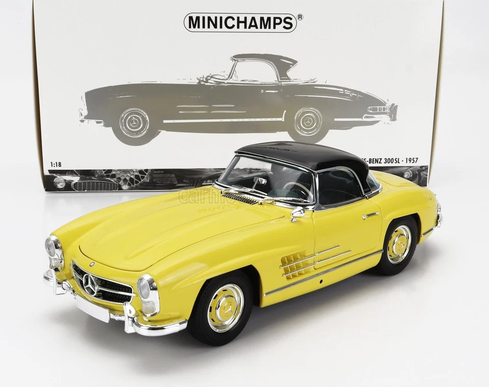 1/18 MINICHAMPS - MERCEDES BENZ - 300SL ROADSTER (W198) CABRIOLET 180039044 - Immagine 1 di 1