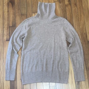 J.CREW Collection 100% Italian Cashmere Long Sleeve Turtleneck Sweater Size L - Picture 1 of 19