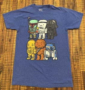 Star Wars Blue Bubble Funko Kurzarm Grafik T-Shirt lustig Medium - Bild 1 von 9