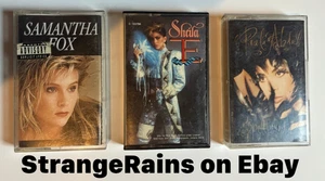3 Cassette Tape Dance Lot  PLAY TESTED   Samantha Fox /  Paula Abdul /  Sheila E - Picture 1 of 3