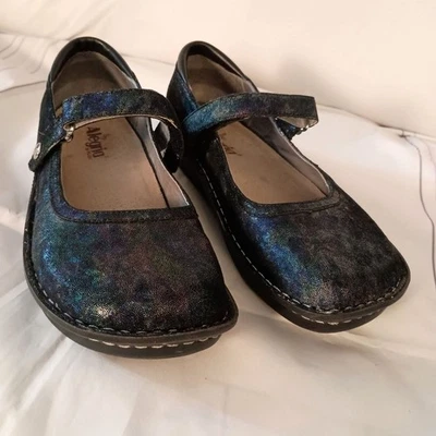 Zapatos Alegria Belle Class Act Mary Jane para mujer talla 40 negros cómodos $140 Foto 1 de 4