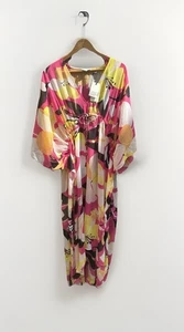 NEW Ted Baker Kimono Cover up Maxi Kaftan Shirt Long Dress Beach Holiday Swim M - Picture 1 of 13