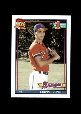 Topps 40th Anni 1991: #333 Chipper Jones RC como nuevo Foto 1 de 2