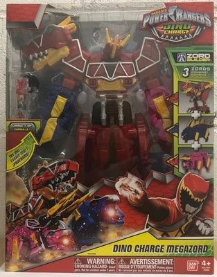 Power Rangers Dino Charge Megazord 3 Zords Combine Zord Builder Super T-Rex ¡NUEVO! Foto 1 de 4