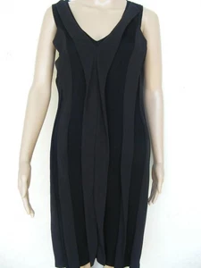 Vivienne Tam Kleid S Modern Vintage Struktur Chiffon Front Tonal Trim Artsy NEU - Bild 1 von 7