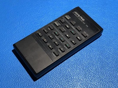 Alpine Remote Control 1735 Black Tested IR Signal Cleaned & Sanitized Japan JP - Image 1 of 4