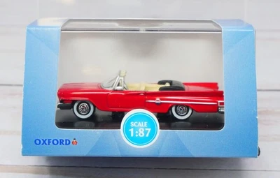 Oxford 87CC61001, 1961 Chrysler 300 Convertible (Open), Mardi Gras Red, HO Scale - Image 1 of 2