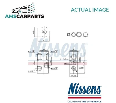 AIR CONDITIONING EXPANSION VALVE FRONT 999457 NISSENS NEW OE REPLACEMENT - Image 1 of 4