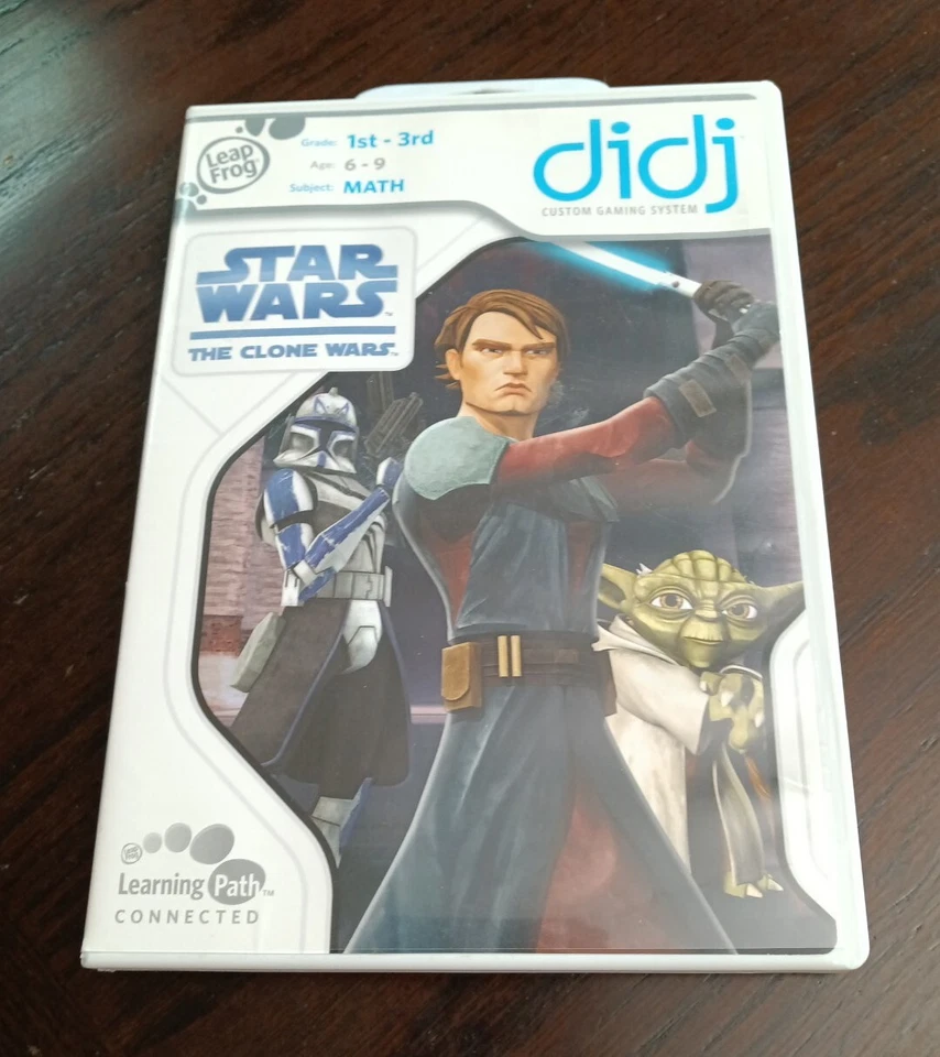 LeapFrog Didj Juegos Star Wars The Clone Wars Edades 6-10 Usado Envío Rápido Juego Foto 1 de 4