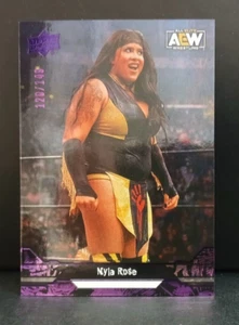 2023 Upper Deck AEW All Elite Wrestling Purple Pyro /149 Nyla Rose #54 - Picture 1 of 2