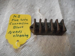 Mercedes Benz W186 W189 W187 Adenauer 5 Wire block five Electrical connector - Foto 1 di 4