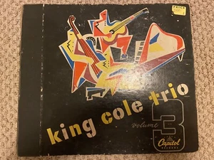 RARE 3x78 SET Nat King Cole Trio Volume 3 Capitol CC 9 BEAUTIFUL VG+ Oscar Moore - Picture 1 of 3