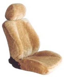 ONE PAIR DELUXE SUPERFIT TAILOR MADE SHEEPSKIN SEAT COVERS - Picture 1 of 2