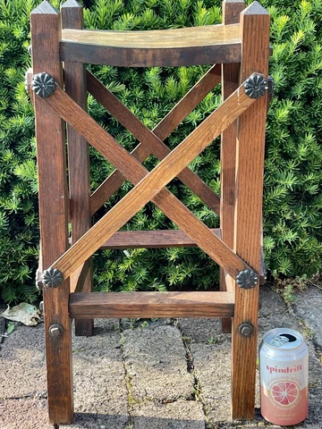 Antique Mission Oak Arts & Crafts Plant Stand Table Taboret H. T. Cushman Mfg Co Cover