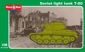 Tanque ligero soviético Mikromir 48009 T-80, 1/48 - Imagen 1 de 11