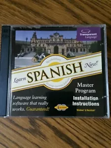 LEARN SPANISH NOW! MASTER PROGRAM WITH 2 CD-ROM's SE-N07-1 OOP - Picture 1 of 4