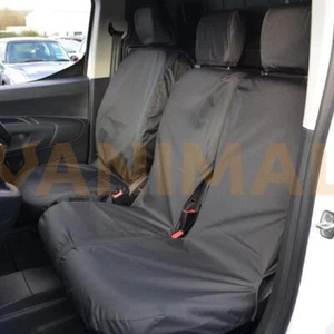 Peugeot Partner 2018 Waterproof Front Triple Seat Covers - Picture 1 of 1