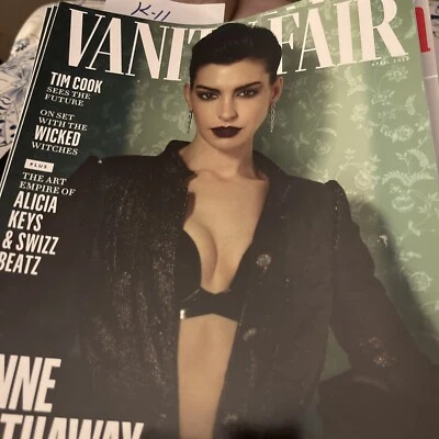 Vanity Fair Magazine April 2024 Cover Actress Anne Hathaway ,WICKED WITCHES K-11