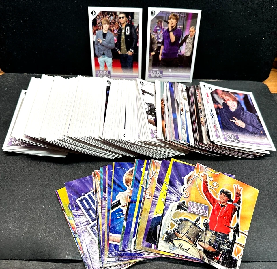 Justin Bieber 2010 Panini 1st Print Complete SET 150 Cards + 30 Stickers Drake - Image 1 of 4