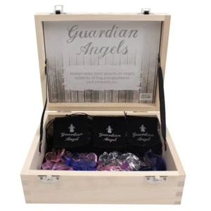 Set of 24 Glass Guardian Angels - Picture 1 of 1