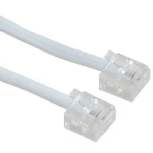 Hama 15m ISDN Kabel Kabel przyłączeniowy Biały US 8P4C Modułowa wtyczka krótka 15m - Zdjęcie 1 z 1