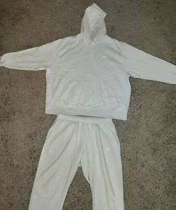 3XL Light Bone Nike Sportswear Club Fleece Hoodie & 2XL Fleece Jogger BV2654-072 - Picture 1 of 24