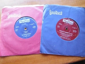 SINGING KETTLES TASMANIA I WAS DEPENDING ON YOUR LOVE 45 rpm 7" EP 2 X RECORDS - Picture 1 of 2