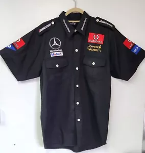Mercedes Benz F1 Shirt Herren M Formel 1 Racing Mobil 1 Bridgestone Kurzarm - Bild 1 von 5