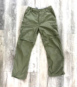Aigle Actimum Cargo Pants Men's Sz 32 X 32 Olive Convertible Lightweight Hiking - Picture 1 of 7