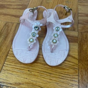Coach "Paisley" Flower Jelly Sandalen Gr. 7B - Bild 1 von 7