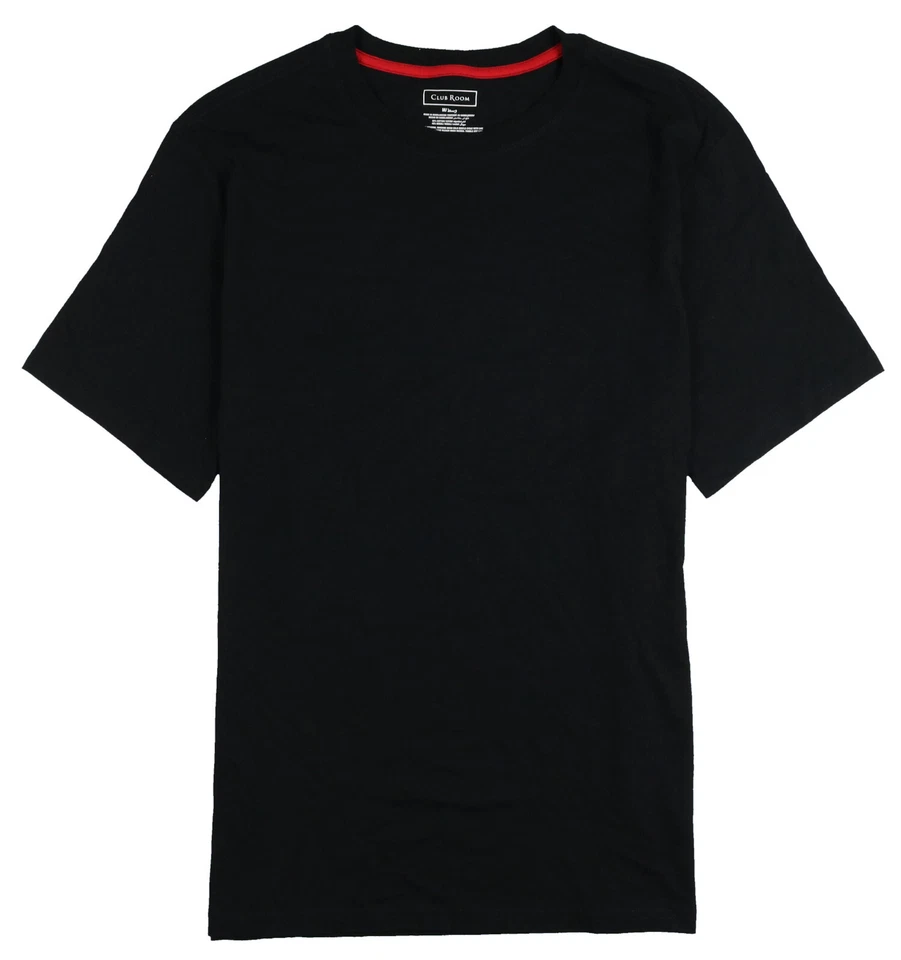 Camiseta Pijama CLUB ROOM Talla M Mediana Negra Prendas para Dormir Algodón Mezcla Modal Foto 1 de 1