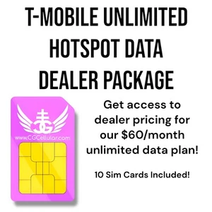 T-MOBILE UNLIMITED HOTSPOT DATA PLAN DEALER PACKAGE - Zdjęcie 1 z 2