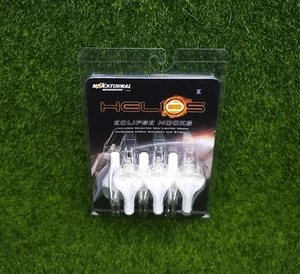 Nockturnal X Helios Eclipse Nock/Fletching Combination, Unlit White 6pk - NT-559 - Picture 1 of 3