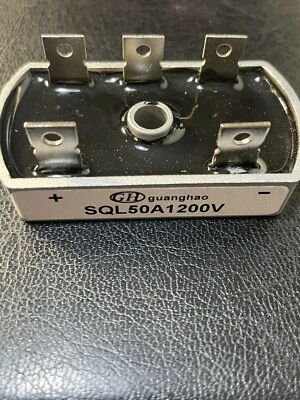 1pz SQL50A1200V 3 Phase Diodo Raddrizzatore Ponte 50 Amp. SQL50A 1200V. original - Immagine 1 di 4