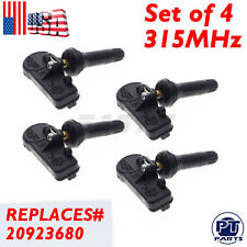 (4) NEW TPMS Tire Pressure Monitoring Sensors for Chevy GMC 13586335/13598771