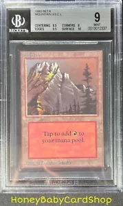 MTG Limited Edition Beta 1993 Mountain (A) BGS 9.0 MINT Old School 93/94 - Picture 1 of 6