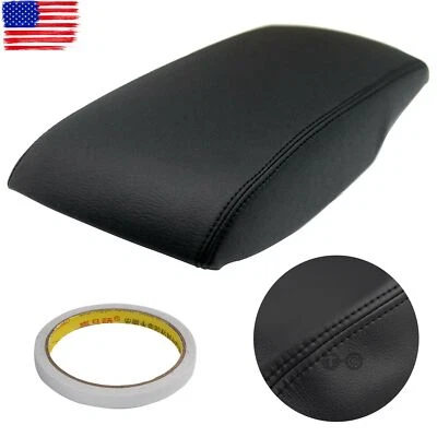Fits FOR 2007-2011 Toyota Camry Leather Center Console Lid Armrest Cover Black Foto 1 de 4