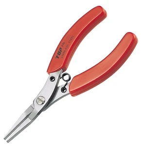 TOP FLAT NOSE PLIERS (STAINLESS) FN-100 - Picture 1 of 2