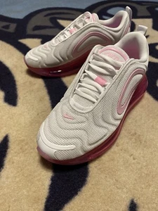 Scarpe Nike Air Max 720 bianche laser rosa fucsia rialzate AR9293-103 da donna taglia US 6 - Foto 1 di 12