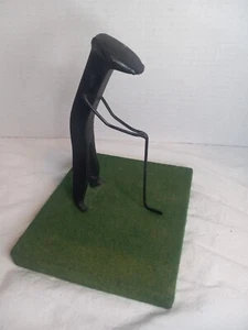 Unique Golfer Made From Railroad Spike Golf Sports Art Piece - Picture 1 of 13