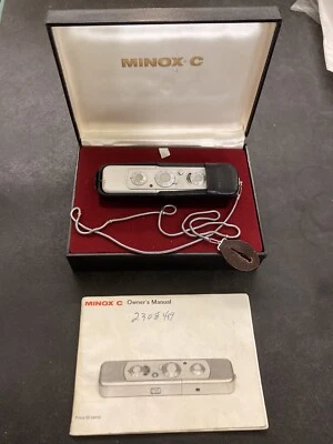 Cámara espía subminiatura MINOX C, caja original, manual del propietario cámara vintage Foto 1 de 4