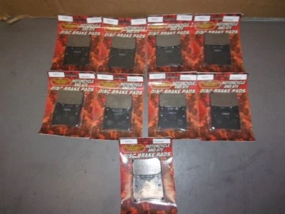 9 juegos de pastillas de freno delanteras para Yamaha XV1100 Virago 1988 a 1993 Foto 1 de 4