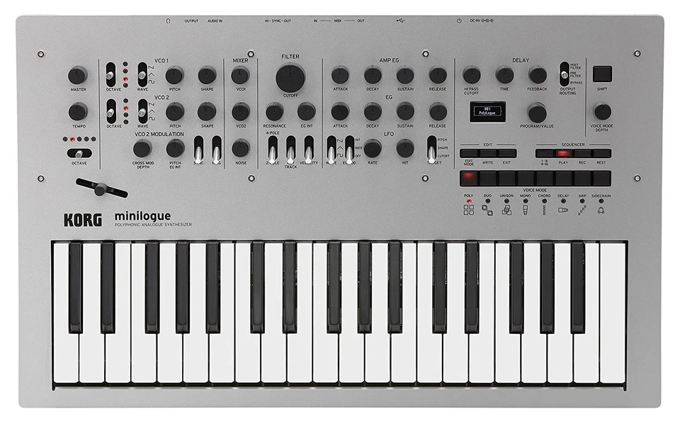 KORG Polyphonic analog Synthesizer minilogue New in Box - Image 1 of 4
