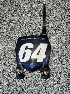 COLT NICHOLS #64 FRONT STADIUM NUMBER PLATE YAMAHA YZ250F YZ450F YZ125 YZ250 - Picture 1 of 4