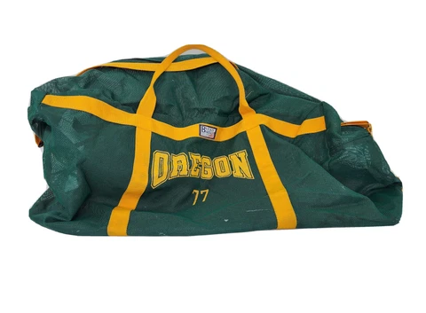 Oregon DUCKS Football TEAM ISSUED Buck's Bags MESH EQUIPMENT BAG    30 x 15 x 13 Cover