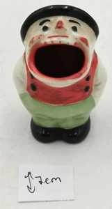 Zahnstocher Halter Figur Porzellan Keramik alt antik Clown Zirkus - Bild 1 von 7