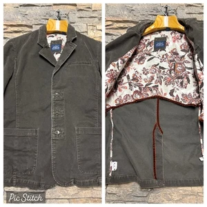 Chaqueta Blazer Indigo Palms Denim Tommy Bahama Para Hombre Lavada XL Marrón Informal - Imagen 1 de 12